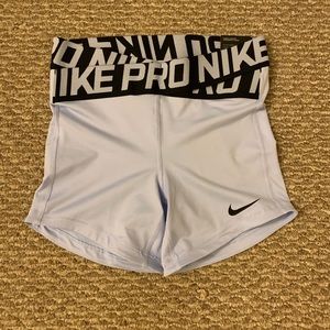 Sky blue Nike spandex